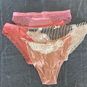 NWOT Lot of 4 Knotty Knivkers Women’s Size XL Pink Panties